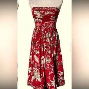 💃 White House Black Market Red ❣️Party Dress for special occasions LIKE NEW 💃